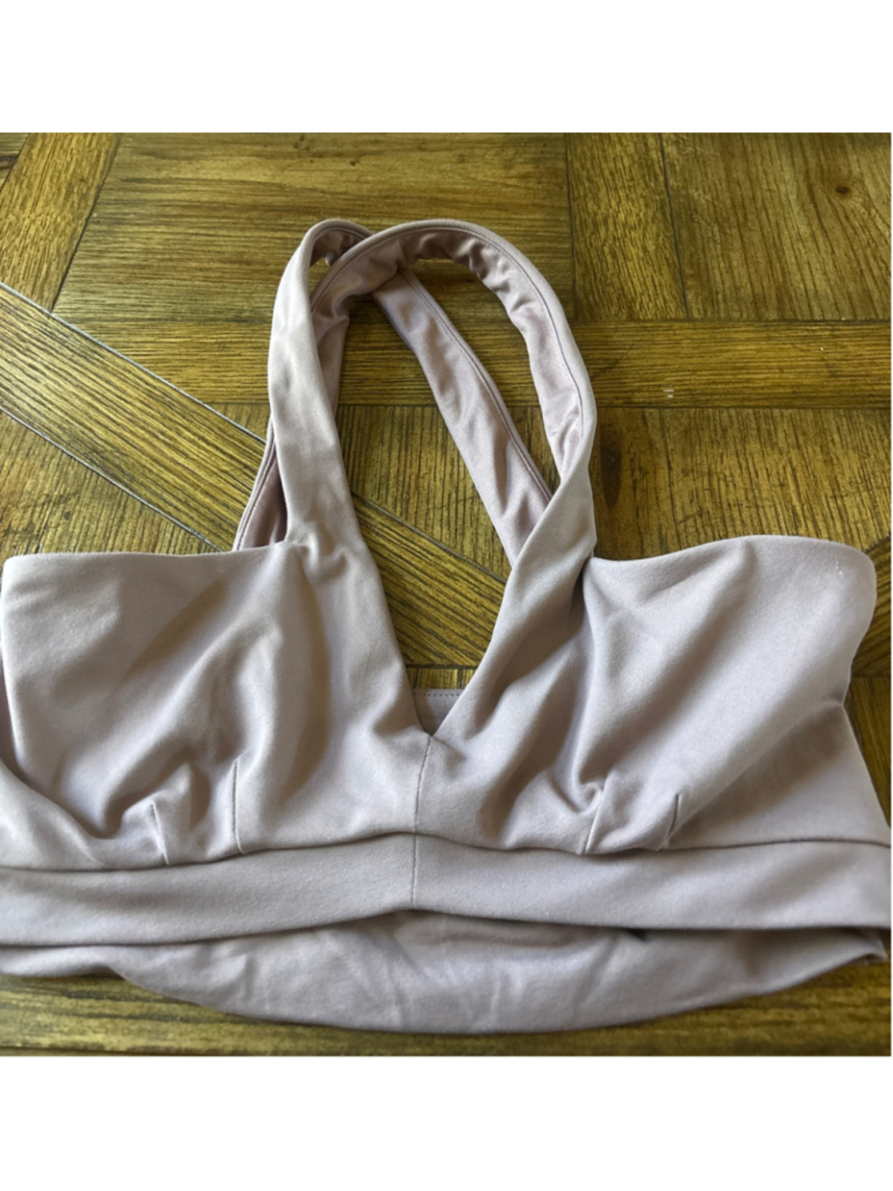 Women's Alo Yoga Sports Bra Size S dark pink